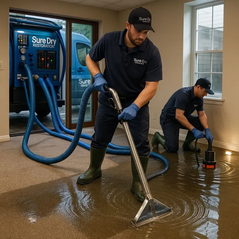 Water Extraction and Removal process in Weldon, NC